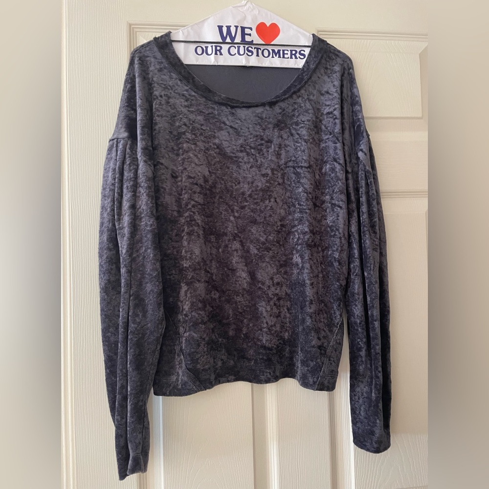 Free People Velvet top